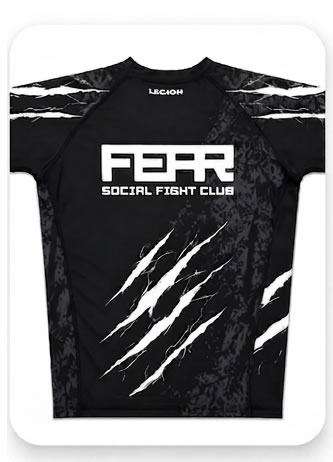 Fear Rashguard Negra D2